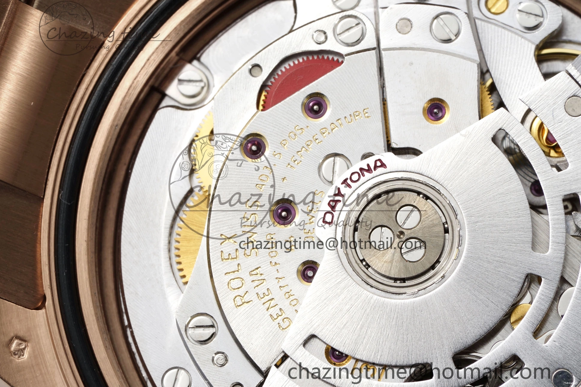 Dial SA4130 Best Edition QF Daytona on 116505 V2 Brown Bracelet RG 1:1 0324